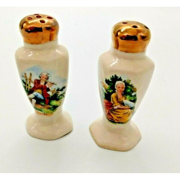 Vintage Greenfield Village Salt & Pepper Set - Hand Painted - Picture 7 of 7
